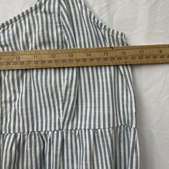 Isabel & Ingrid Dress Striped Blue White Sleeveless Size Small NWT - Picture 5 of 13